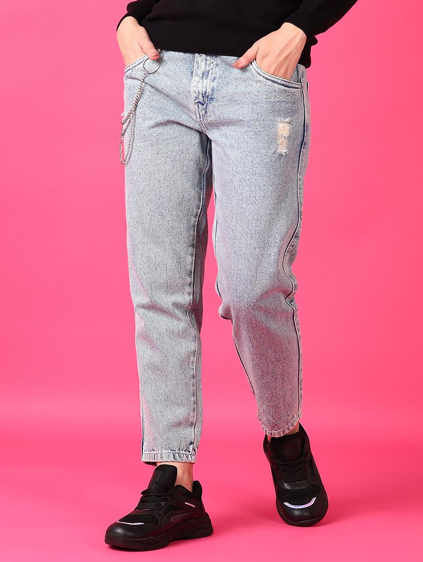 women mid high rise denim jeans - 21547707 - Standard Image - 2