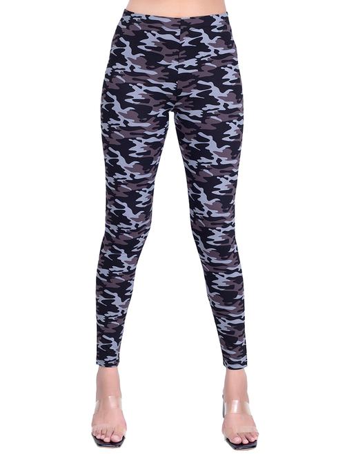 women camouflaged  ankle length leggings - 21548930 -  Standard Image - 0