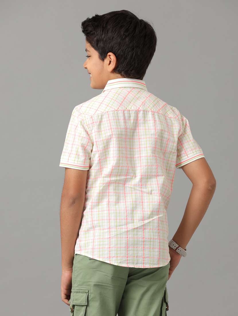 boys checkered short sleeve shirt - 21549502 - Standard Image - 2