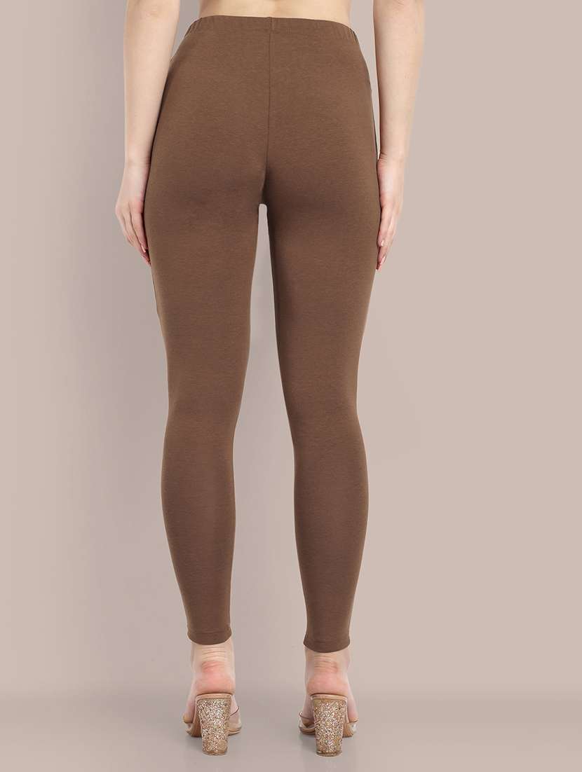 women solid ankle length leggings - 21549576 -  Standard Image - 2