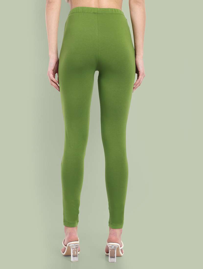 women solid ankle length leggings - 21549577 -  Standard Image - 2