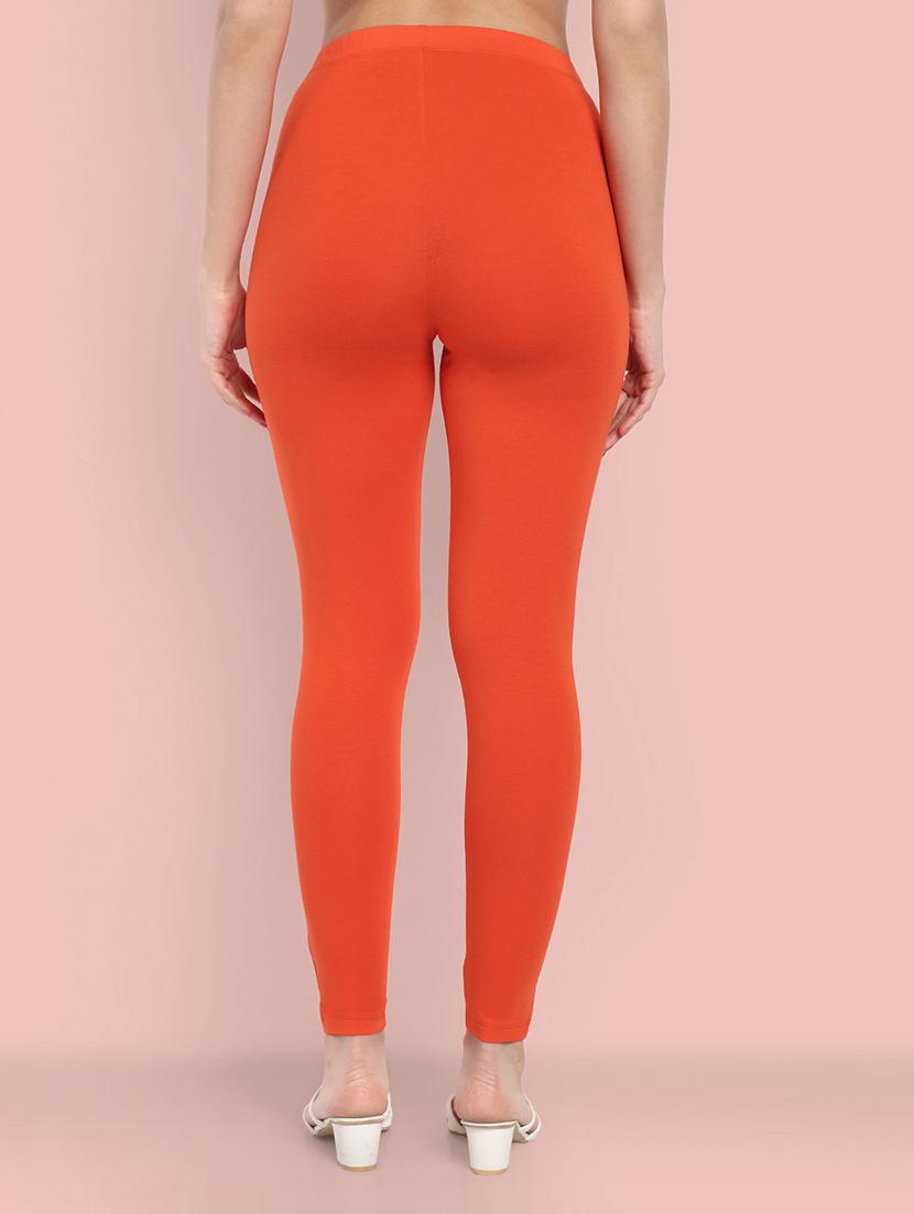 women solid ankle length leggings - 21549589 - Standard Image - 2