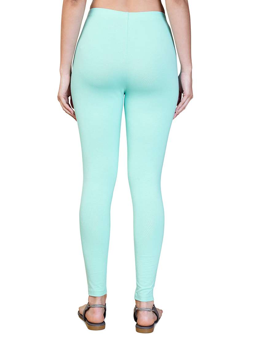 women solid ankle length leggings - 21549590 -  Standard Image - 2