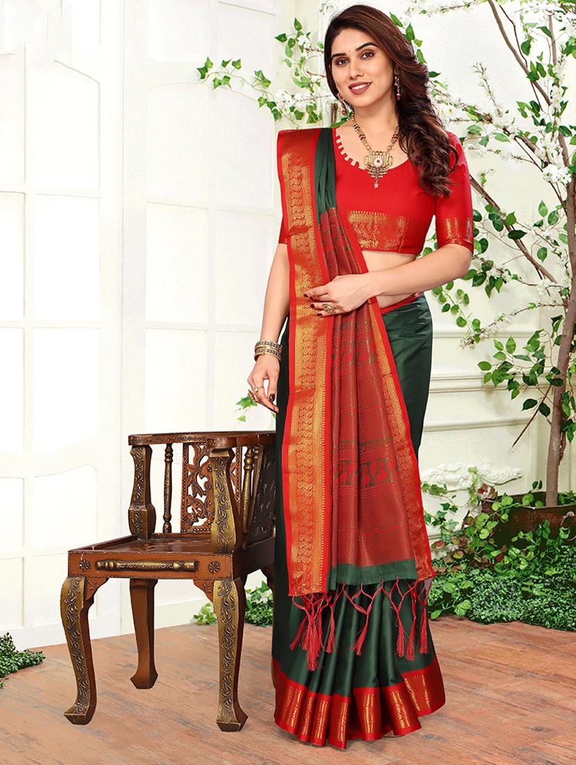 women self design kanjivaram saree - 21549598 - Zoom Image - 0