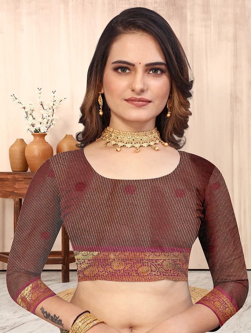 women self design kanjivaram saree - 21549605 - Standard Image - 2