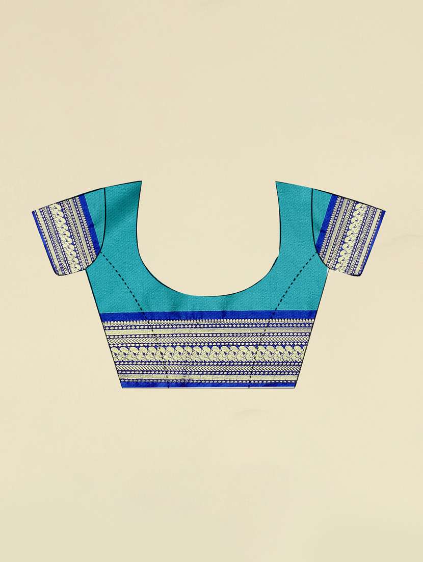 women solid zari bordered saree - 21549631 - Standard Image - 2