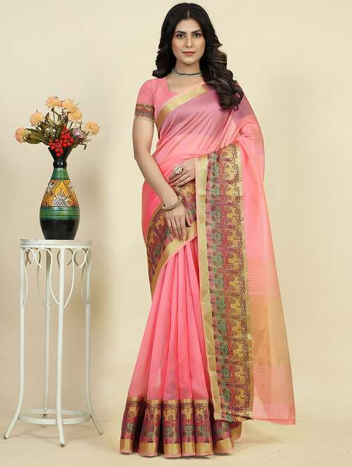 women self-designed bordered saree - 21549657 - Standard Image - 0