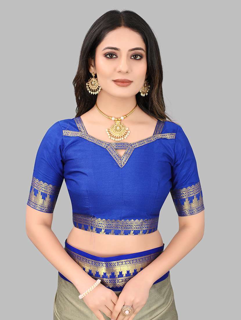 women self-designed bordered saree - 21549807 -  Standard Image - 2