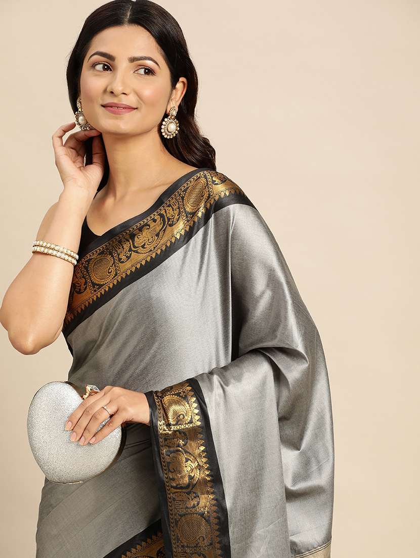 women self-designed gadwal saree - 21549814 - Standard Image - 2