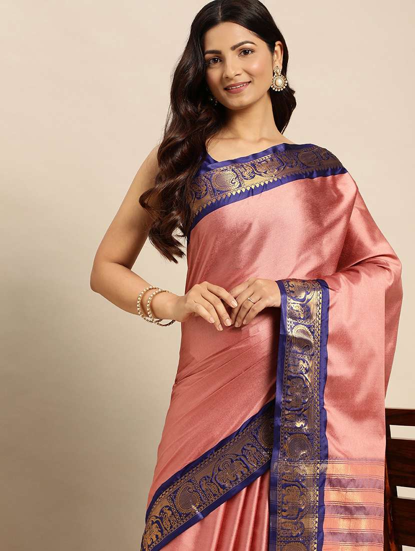 women self-designed gadwal saree - 21549816 -  Standard Image - 2