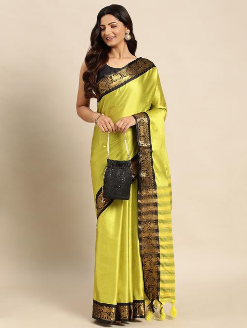 women self-designed gadwal saree - 21549819 - Standard Image - 0