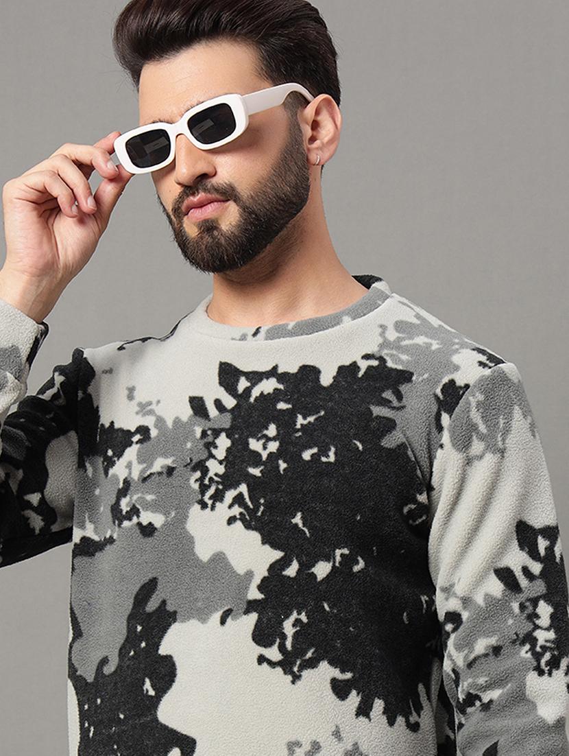 men all over print long sleeve sweatshirt - 21550002 - Standard Image - 2