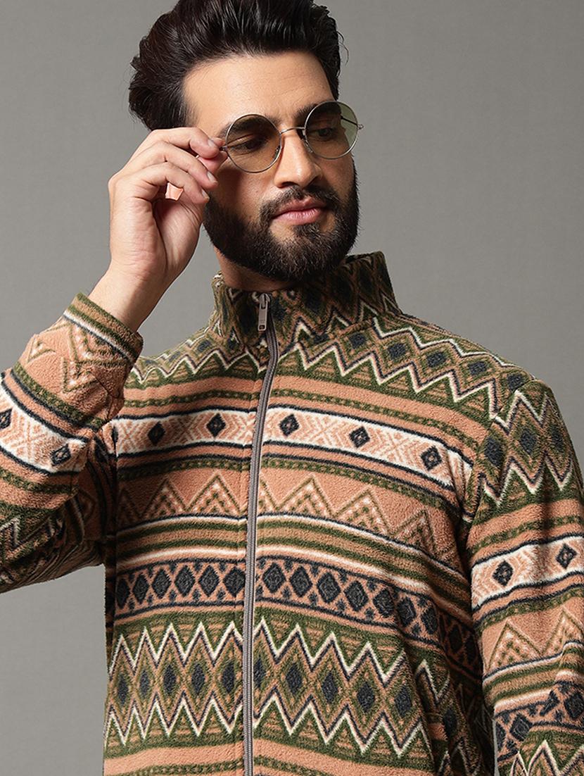 men all over print long sleeve sweatshirt - 21550008 - Standard Image - 2