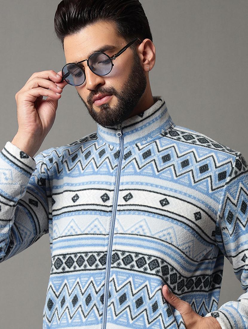 men all over print long sleeve sweatshirt - 21550009 - Standard Image - 2