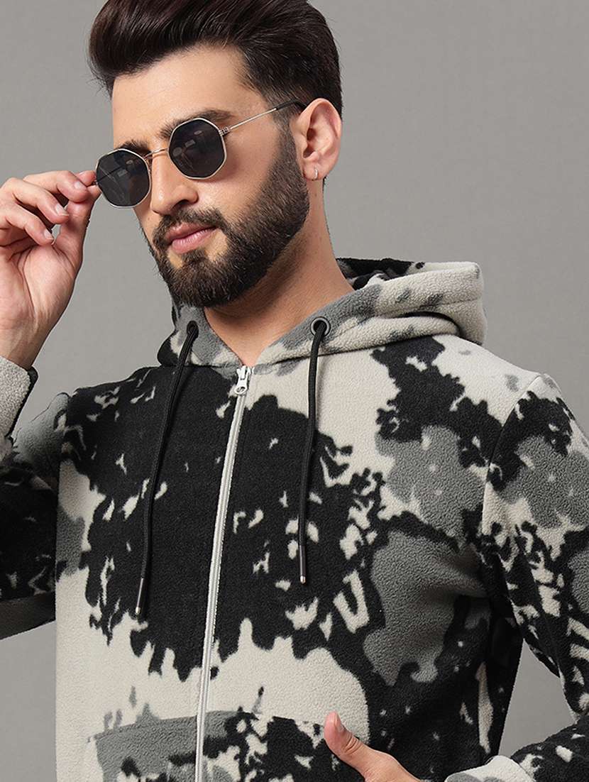 men all over print long sleeve sweatshirt - 21550011 - Standard Image - 2