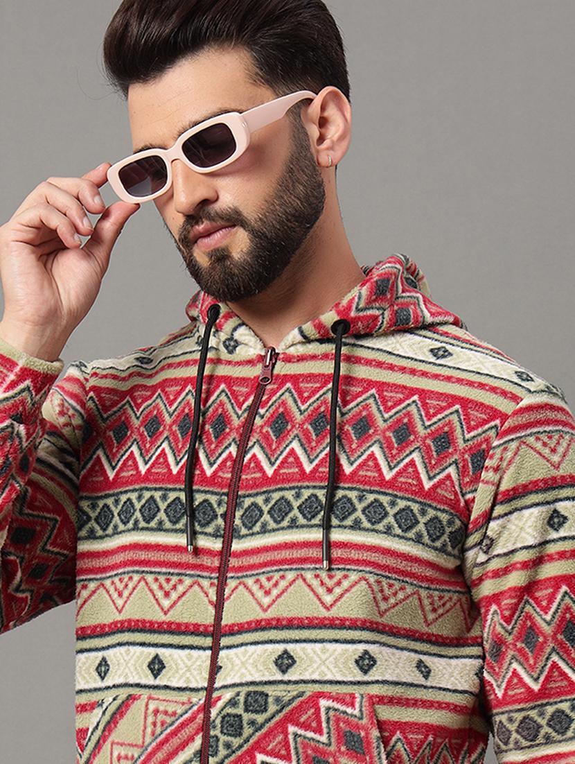 men all over print long sleeve sweatshirt - 21550013 - Standard Image - 2