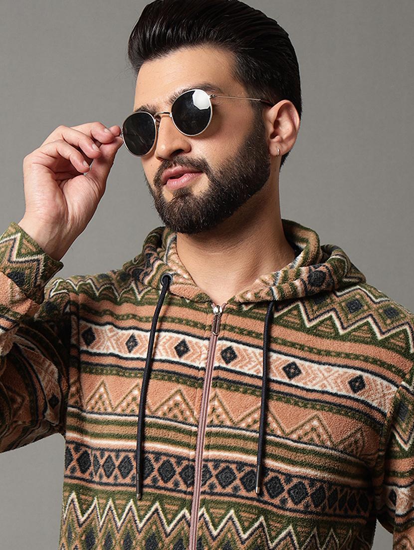 men all over print long sleeve sweatshirt - 21550014 - Standard Image - 2