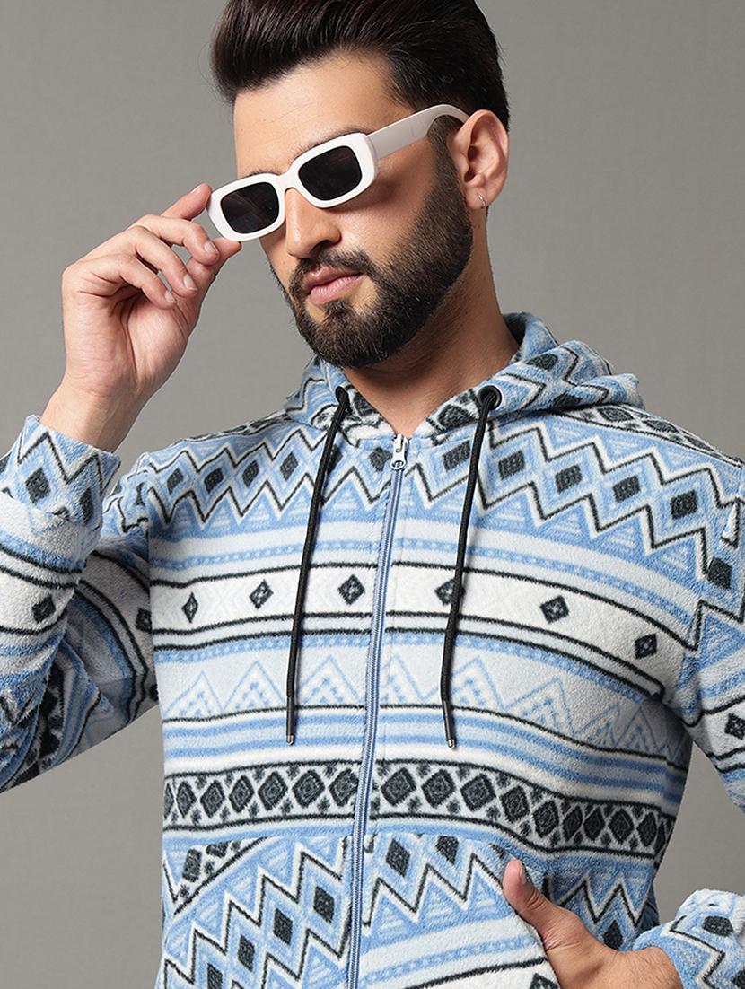 men all over print long sleeve sweatshirt - 21550015 - Standard Image - 2