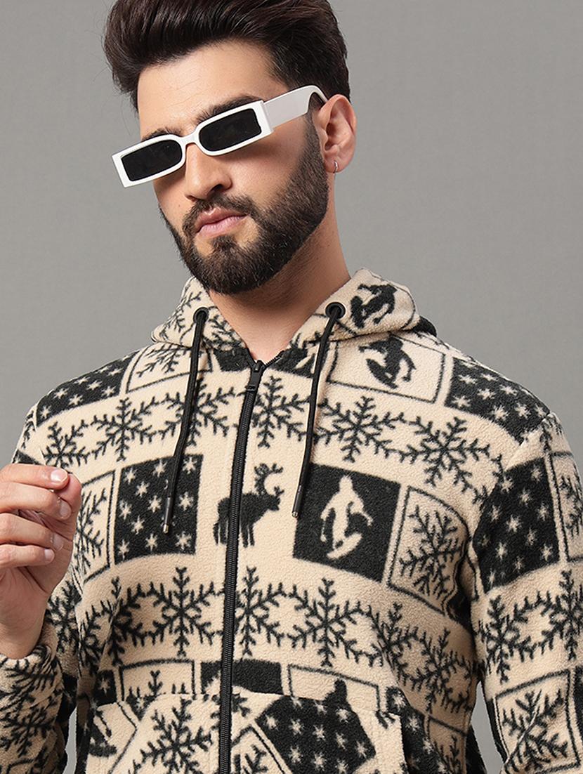 men all over print long sleeve sweatshirt - 21550018 - Standard Image - 2