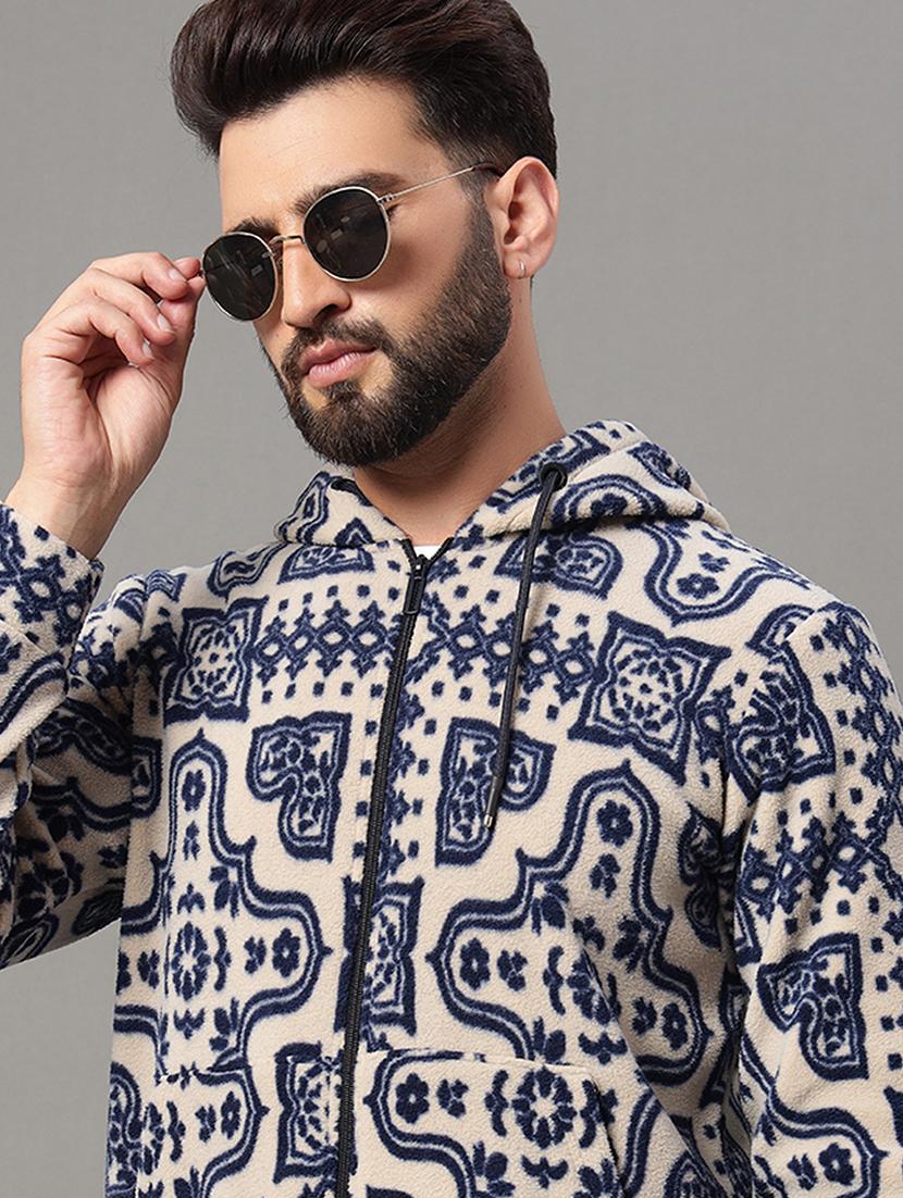 men all over print long sleeve sweatshirt - 21550019 - Standard Image - 2