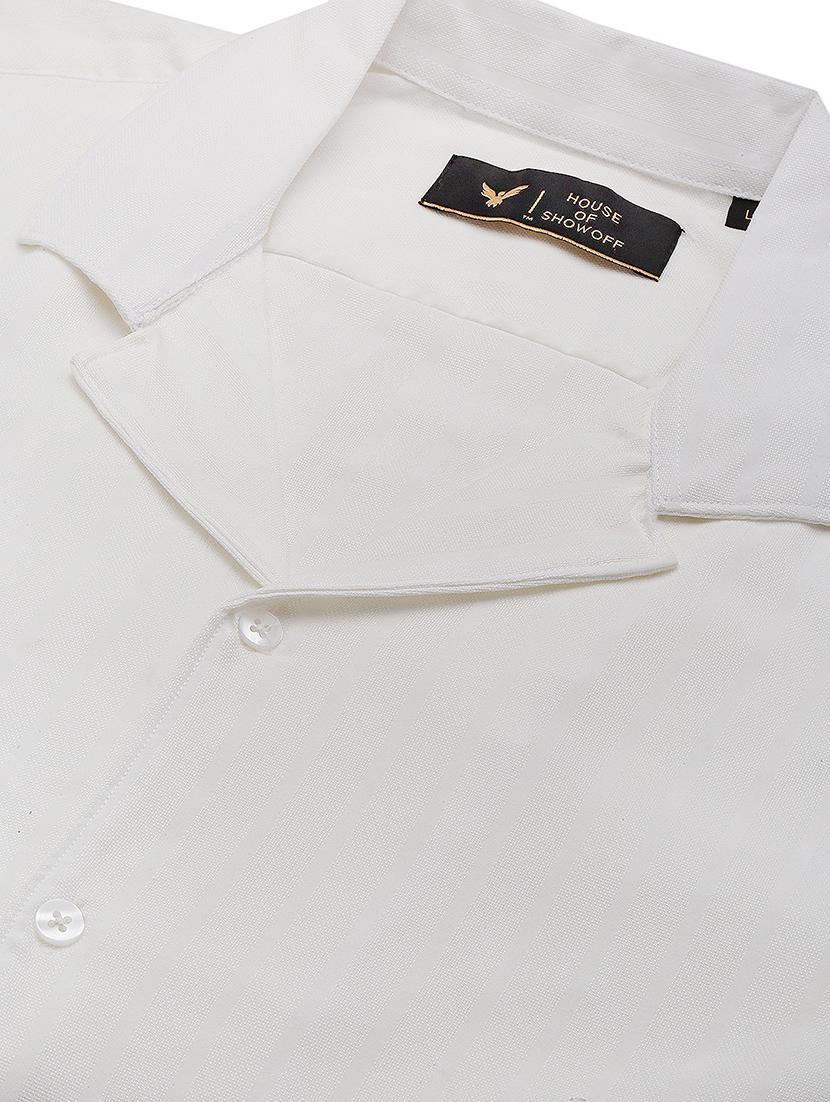men solid shirt & shorts co-ord set - 21550188 - Standard Image - 7
