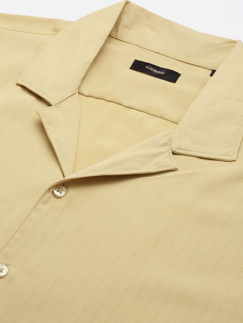 men solid shirt & shorts co-ord set - 21550212 -  Standard Image - 7