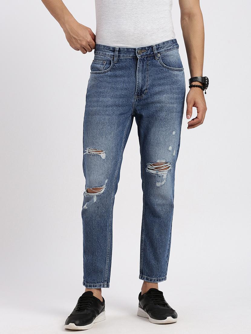 men solid mid rise slim fit jean - 21550232 -  Zoom Image - 0