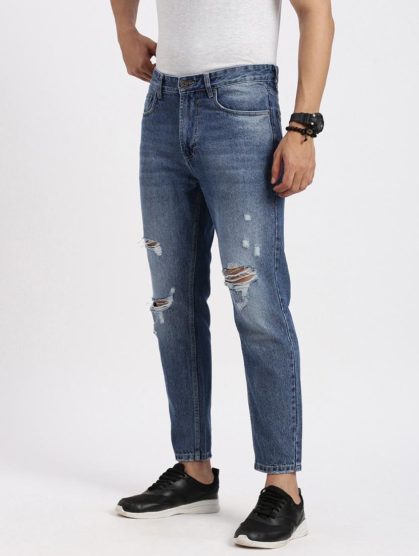 men solid mid rise slim fit jean - 21550232 - Standard Image - 2