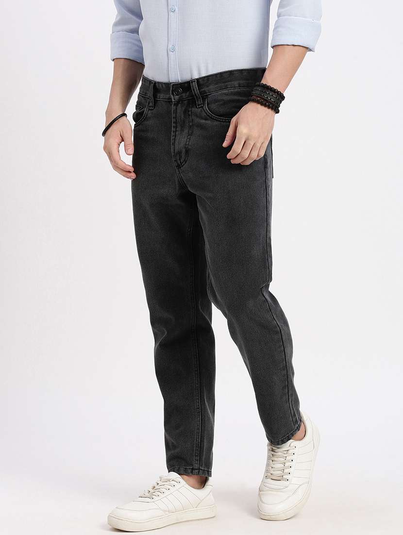 men solid mid rise relaxed fit jean - 21550236 -  Standard Image - 2