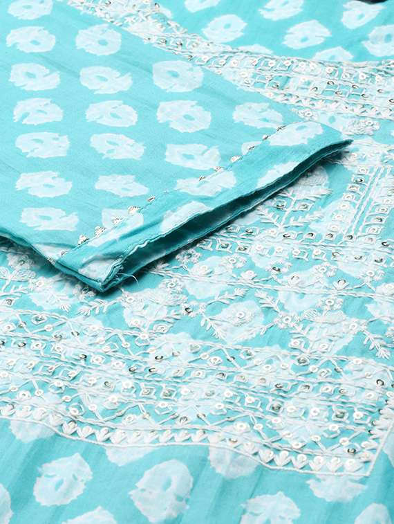 women printed round neck kurta pant with dupatta set - 21550304 -  Standard Image - 7