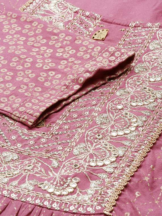 women three quarter sleeve kurta pant with dupatta set - 21550325 -  Standard Image - 7