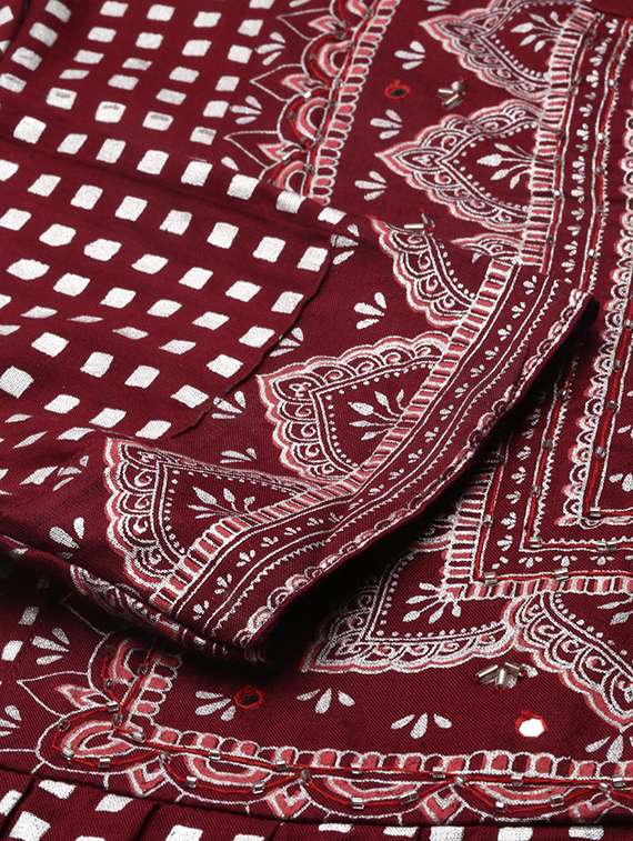 women three quarter sleeve kurta pant with dupatta set - 21550390 -  Standard Image - 7