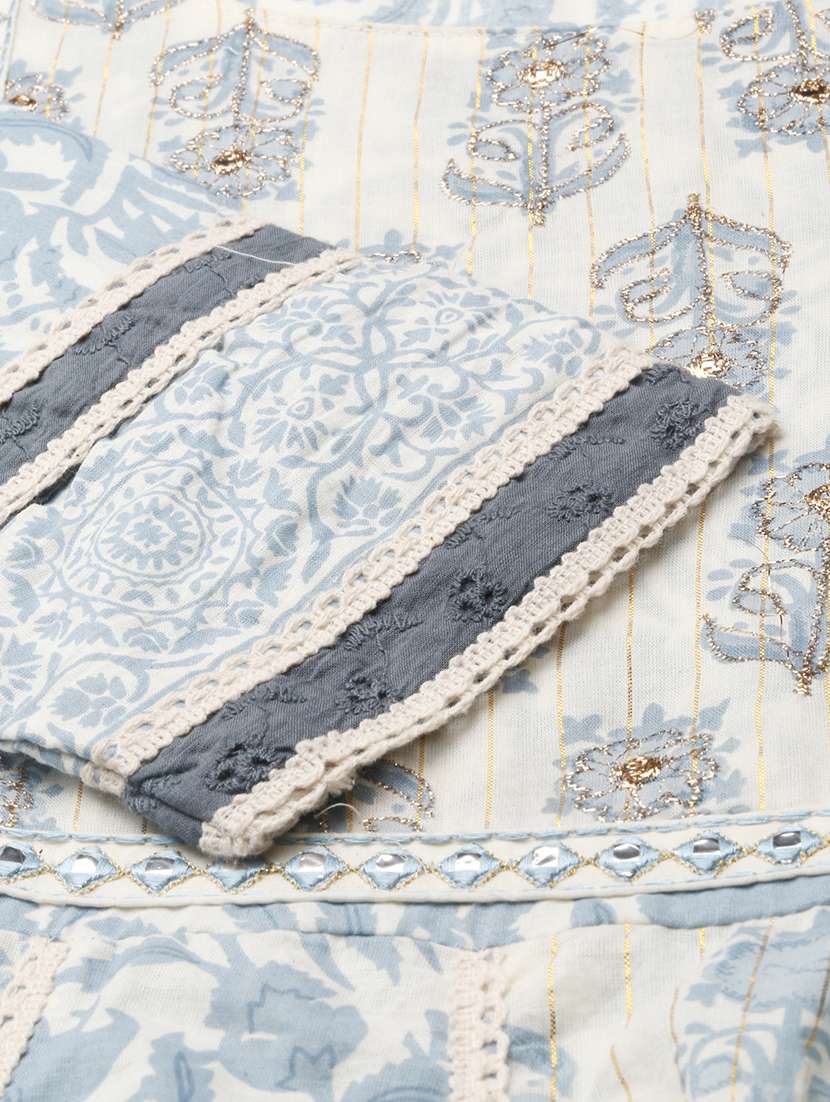 women floral kurta pant set with dupatta - 21550396 -  Standard Image - 7