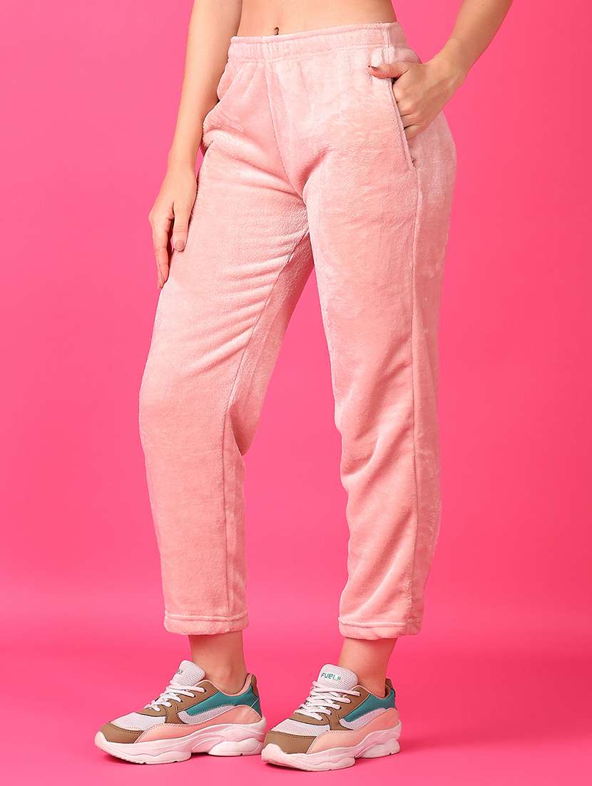 women pink solid pajamas - 21550477 -  Standard Image - 2