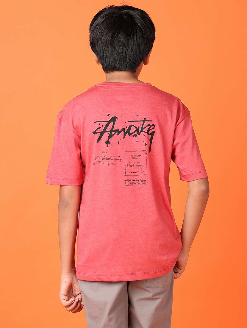 boys short sleeves front & back print t-shirt - 21550531 -  Standard Image - 2
