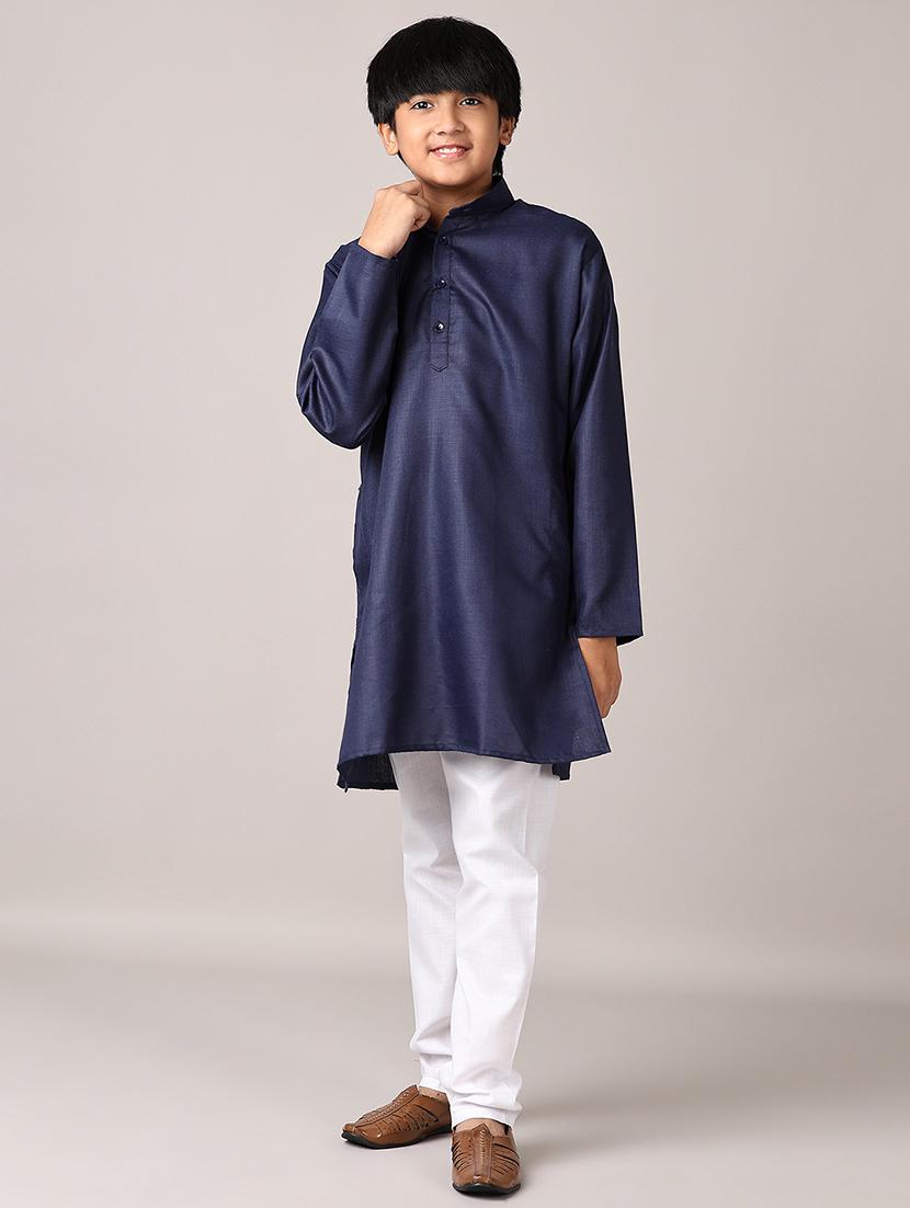 boys long sleeve ethnic wear kurta set