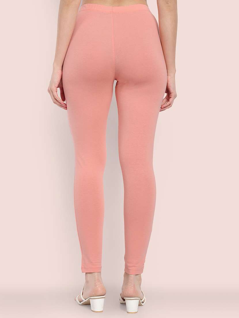 women solid ankle length leggings - 21550962 - Standard Image - 2