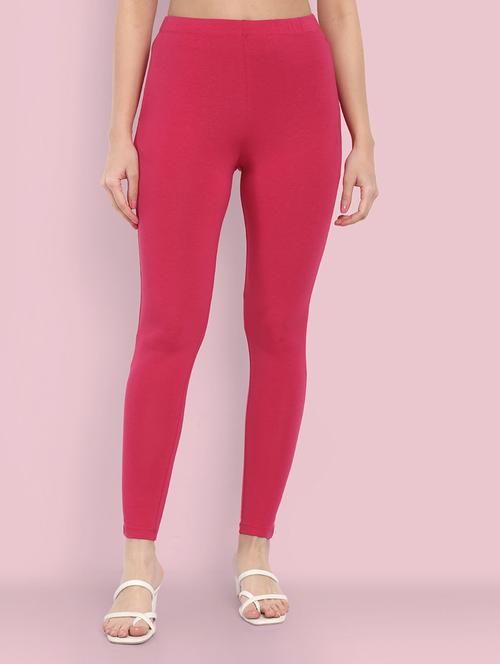 women solid ankle length leggings - 21550963 -  Standard Image - 0