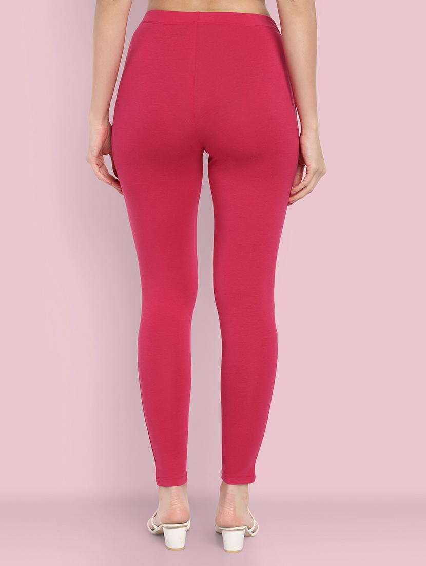 women solid ankle length leggings - 21550963 - Standard Image - 2