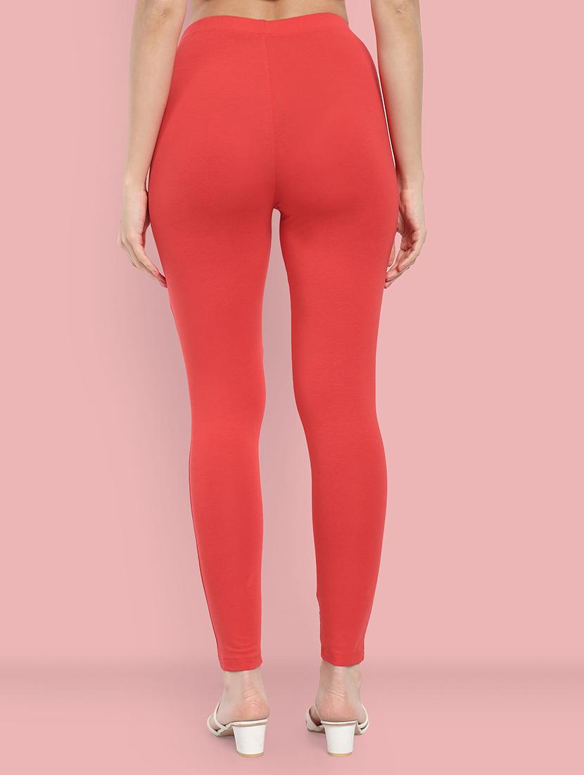 women solid ankle length leggings - 21550973 - Standard Image - 2
