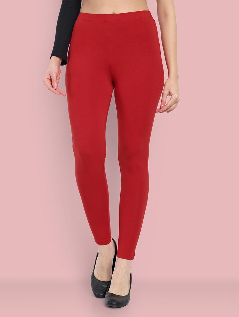 women solid ankle length leggings - 21550980 -  Zoom Image - 0