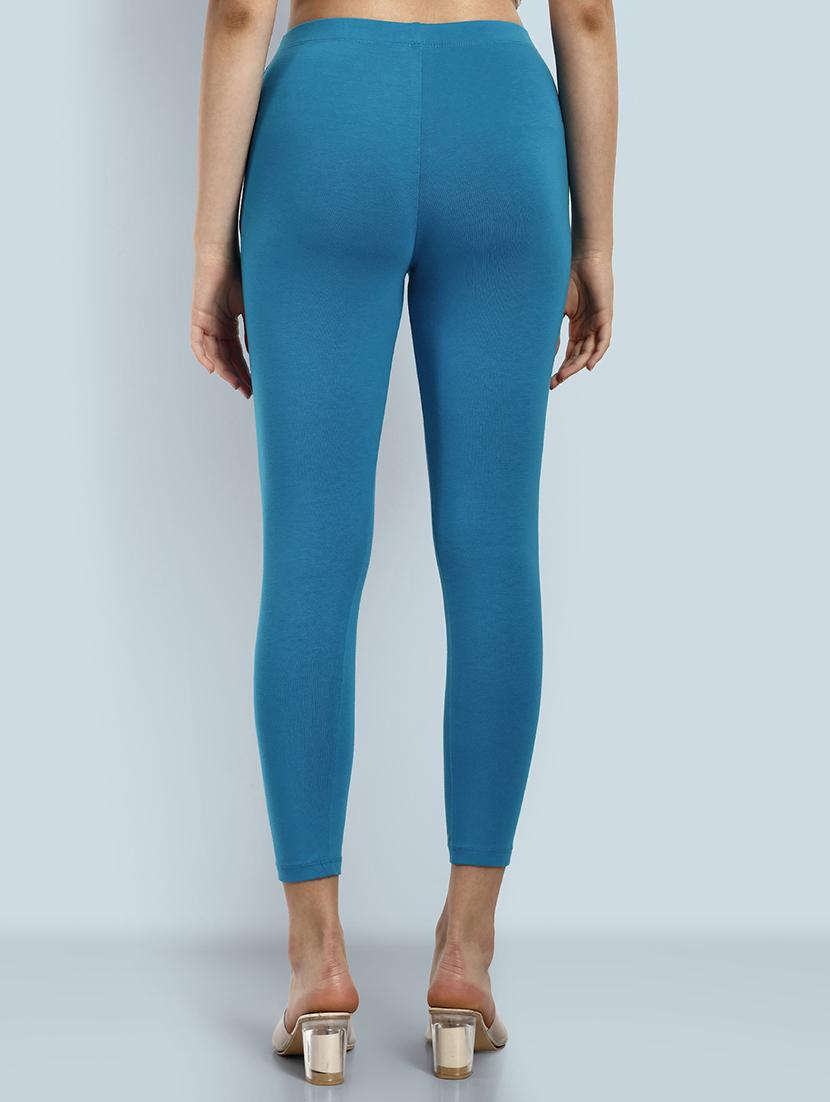 women solid ankle length leggings - 21550989 - Standard Image - 2