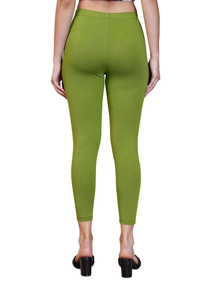 women solid ankle length leggings - 21550993 - Standard Image - 2