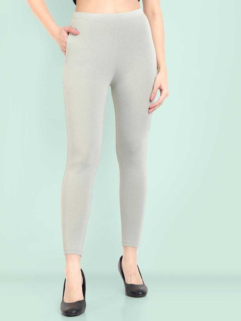 women solid ankle length leggings - 21550999 -  Zoom Image - 0
