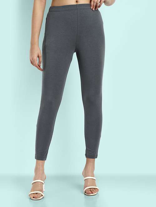 women solid ankle length leggings - 21551000 -  Standard Image - 0