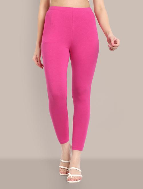 women solid ankle length leggings - 21551001 -  Standard Image - 0