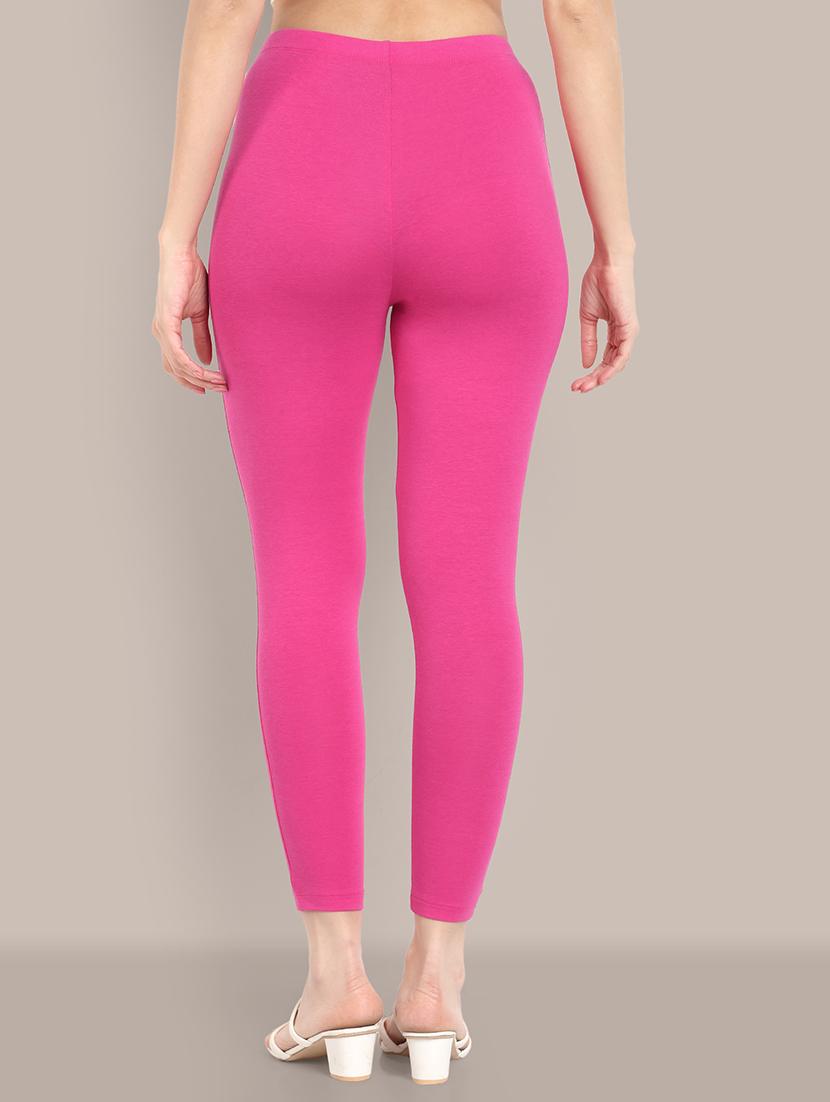 women solid ankle length leggings - 21551001 - Standard Image - 2