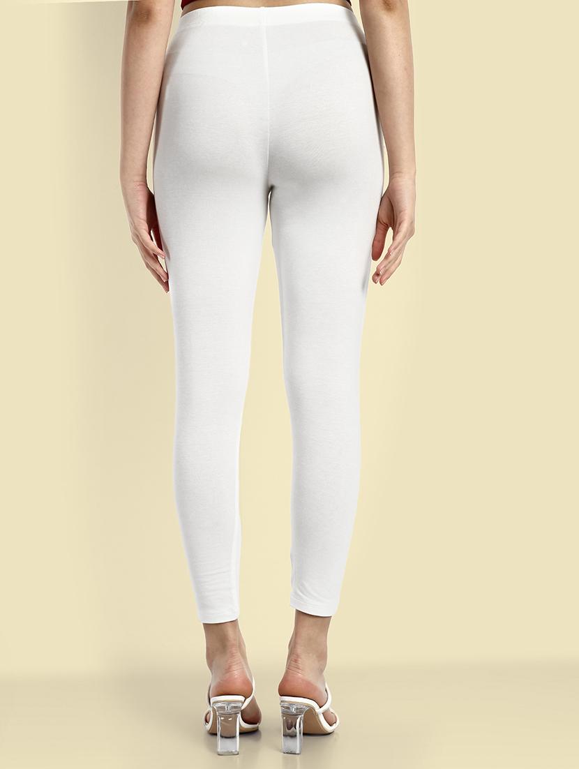 women solid ankle length leggings - 21551018 - Standard Image - 2