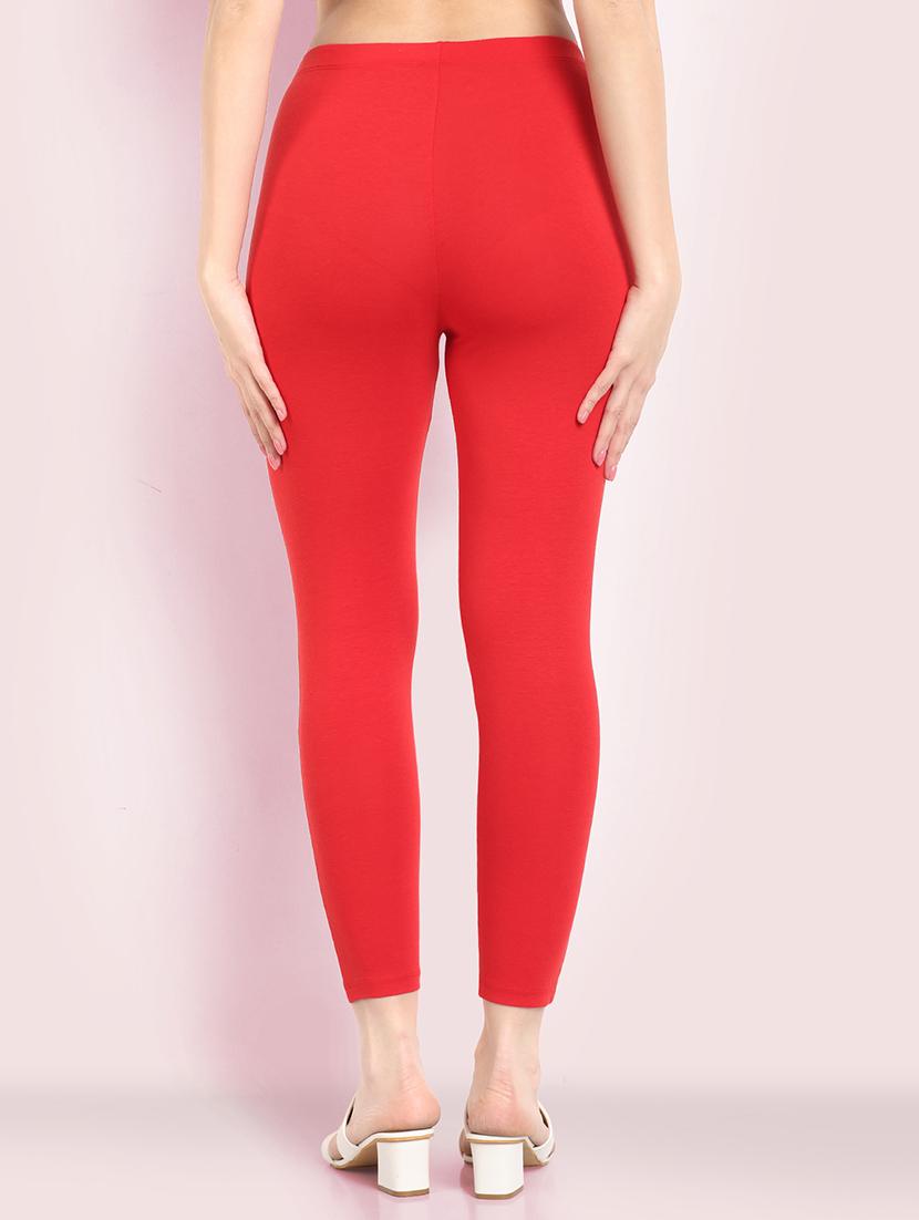 women solid ankle length leggings - 21551024 - Standard Image - 2
