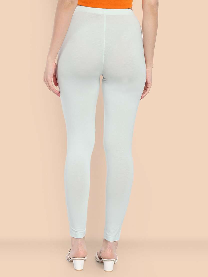 women solid ankle length leggings - 21551032 -  Standard Image - 2